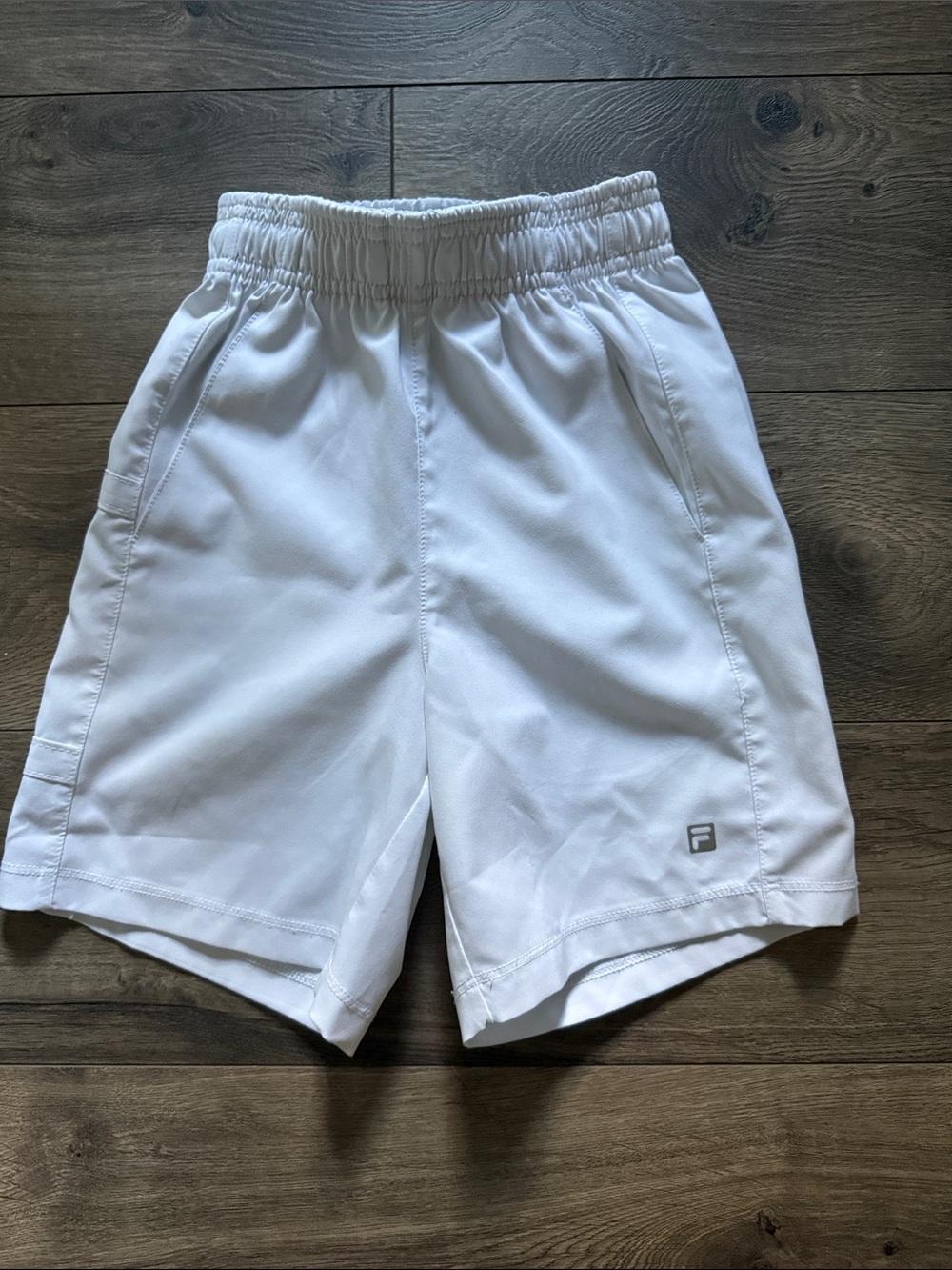 Fila White Performance Tennis Shorts
